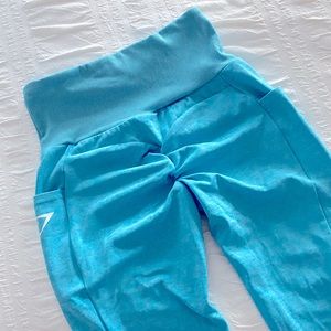 Brand new (no tags) gymshark leggings in teal